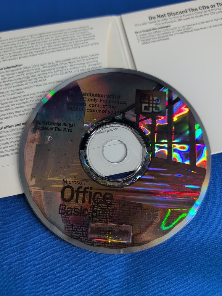 Microsoft Office Basic Edition 2003 With Product Key