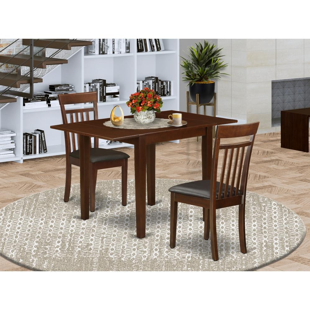 Dining Room Set Mahogany, NDCA3-MAH-LC