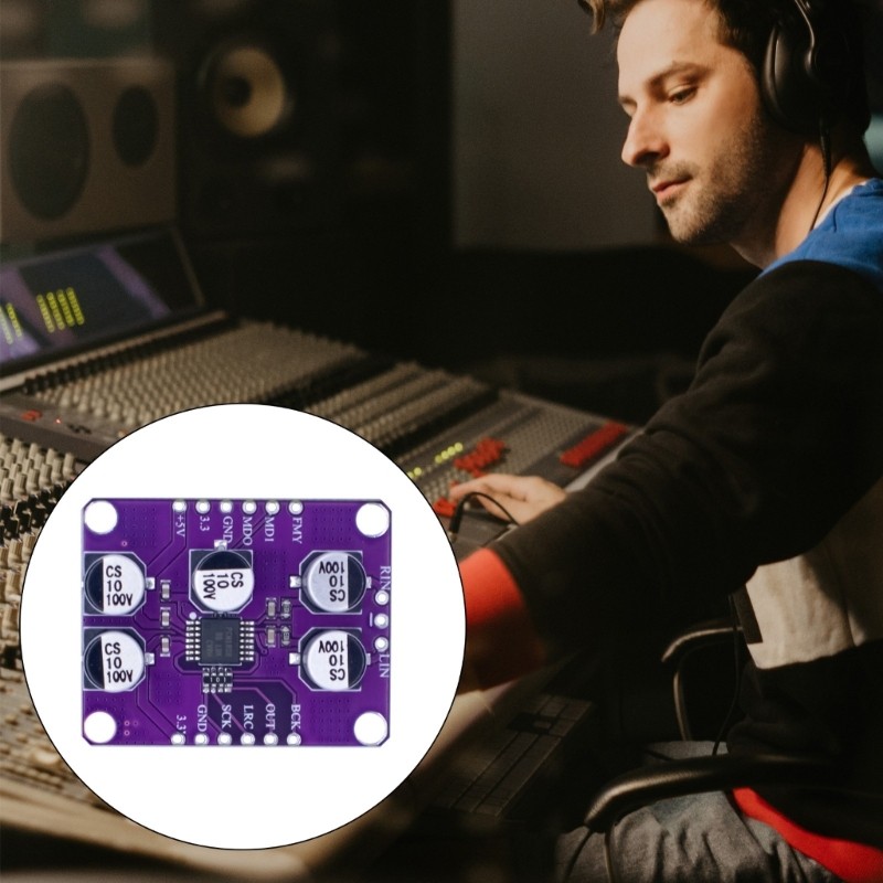 PCM1808 Single Ended Input Board Integrated Stereo Decoding Amplifier Circuit