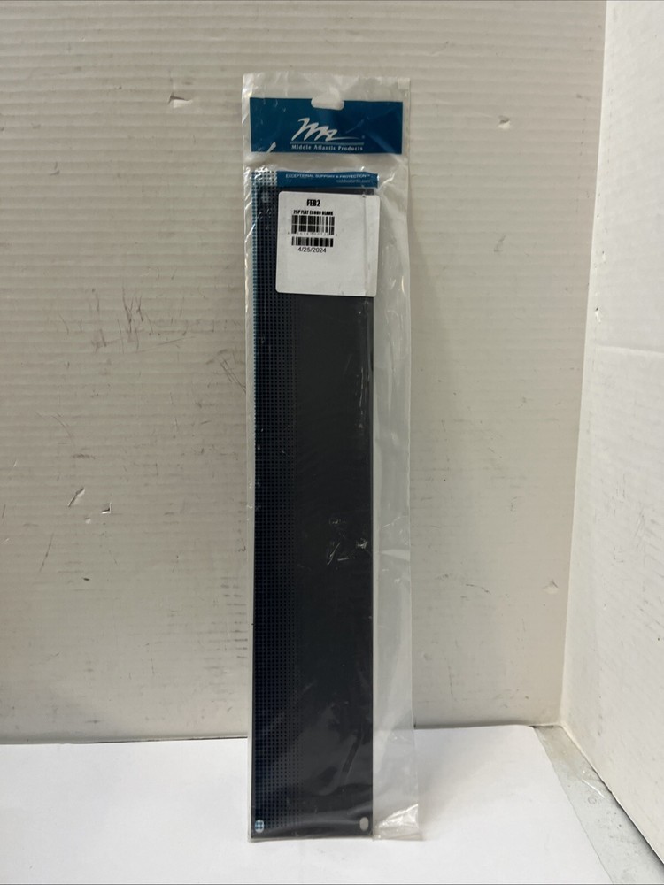 Middle Atlantic Flat Econo-Blank Black FEB2