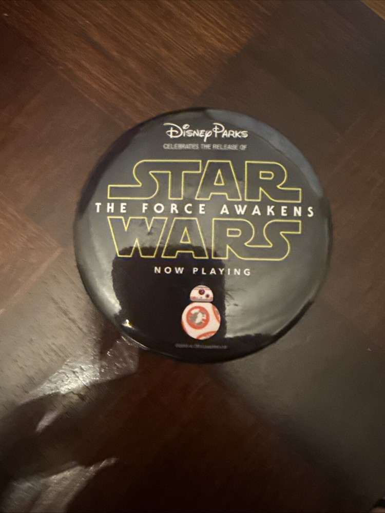 Star Wars The Force Awakens …3" Button …Release Day!