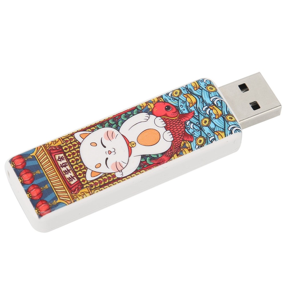Cute Cat Pattern USB Flash Drive Portable Memory Stick For OS X9.x Use↑