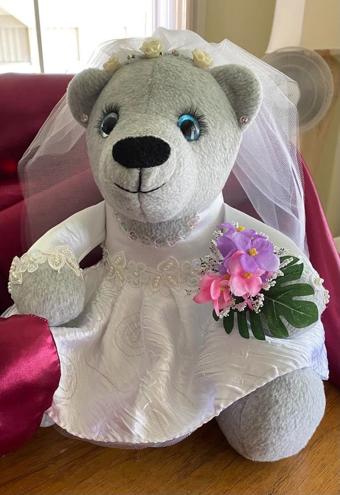 Wedding Memory Bears Keepsake gift Personalized