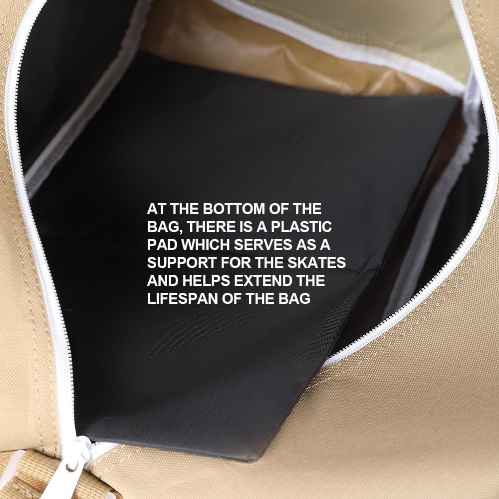 Versatile Waterproof Skate Carrier with Adjustable Strap - Ideal for All Skates