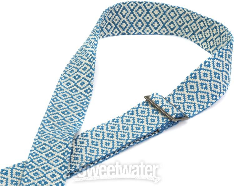 LM Products Tapestry Guitar Strap - Blue