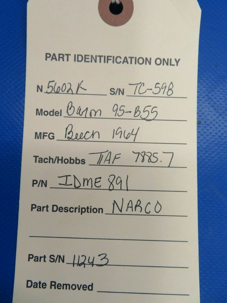 NARCO Avionics IDME 891 VOR LOC Glideslope Marker Beacon Indicator (0120-53)
