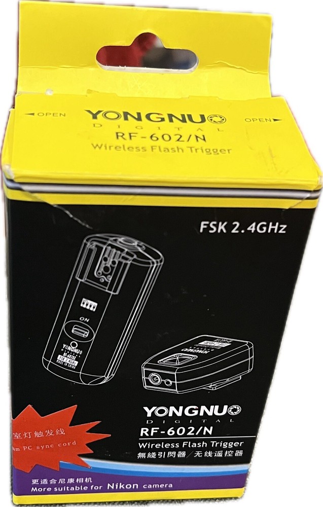 Yongnuo Wireless Flash Trigger/Receiver and Shutter Remote For Nikon Camera