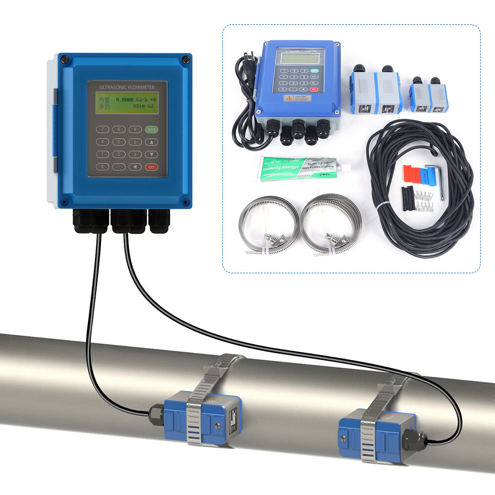 Ultrasonic Flow Meter Tuf-2000b Liquid Flowmeter Dn20-700mm Sensor Ip67 Water