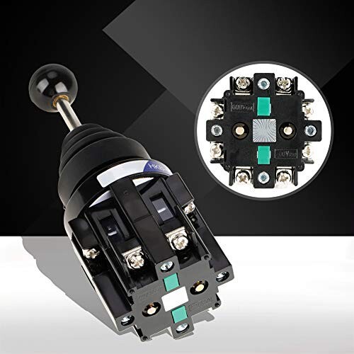 Industrial Control Joystick Switch - 4NO Contacts - Momentary - AC/DC Circuits