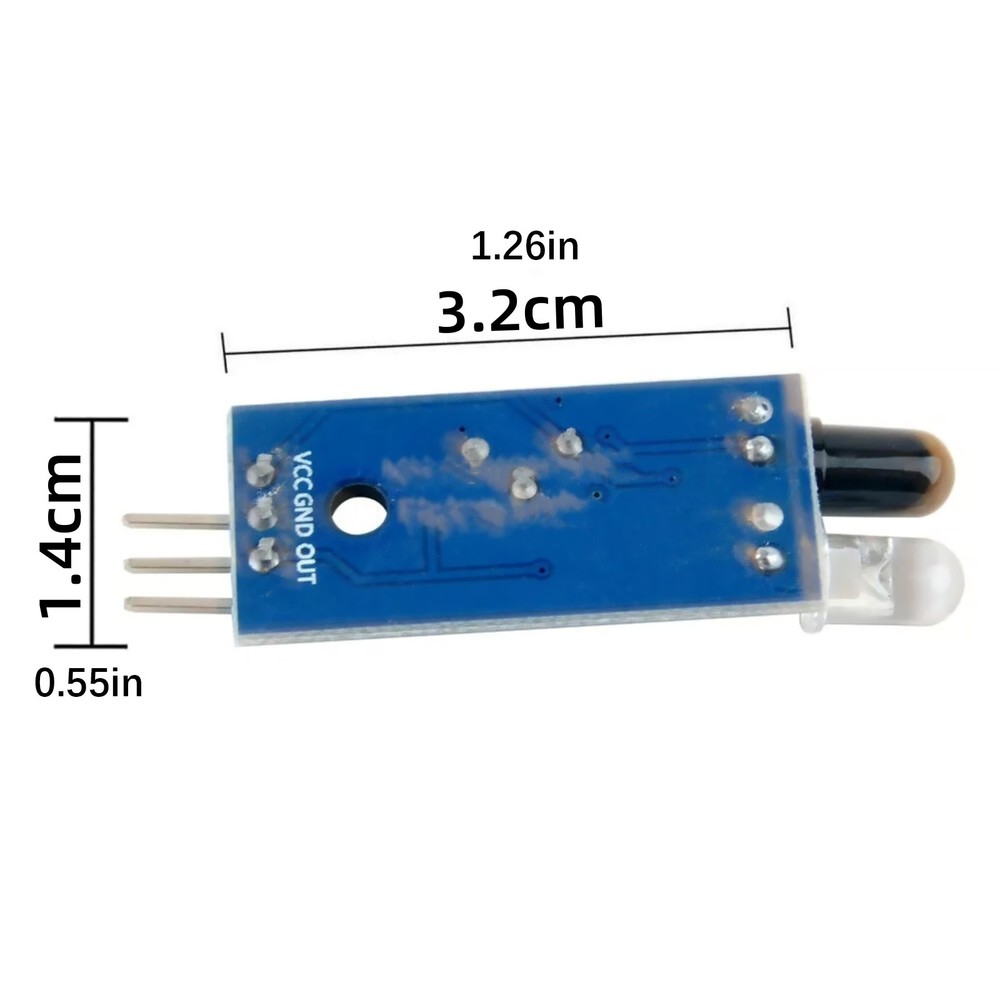 10PCS Smart Car Robot IR Infrared Obstacle Avoidance Sensor Replacement