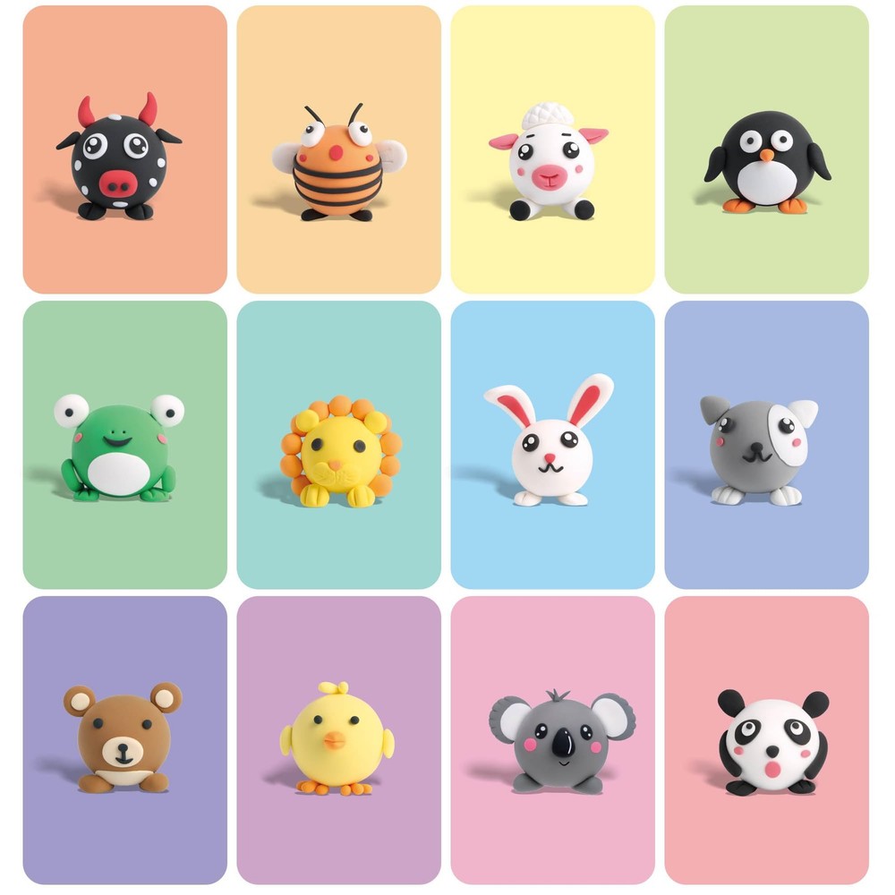 Air Dry Clay Kit - Modeling Clay for Kids mit Sculpting Tools und Tutorial, U...