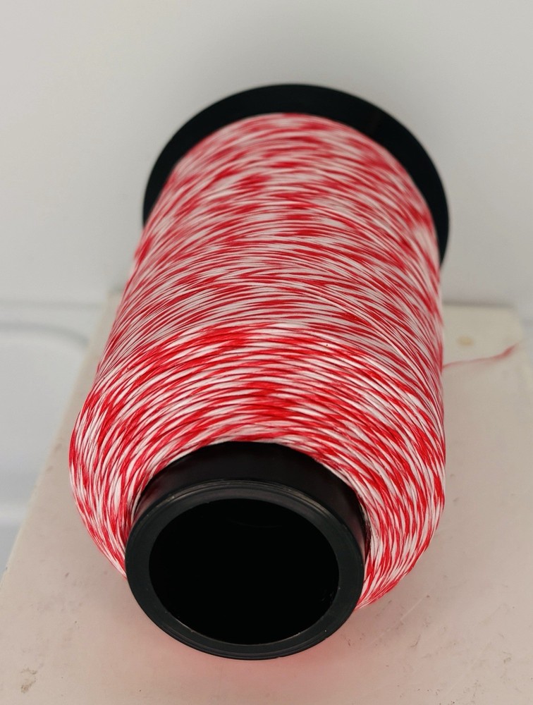 BCY 452X Bowstring Material 1/4 lb Partial spool 5oz. Red / White