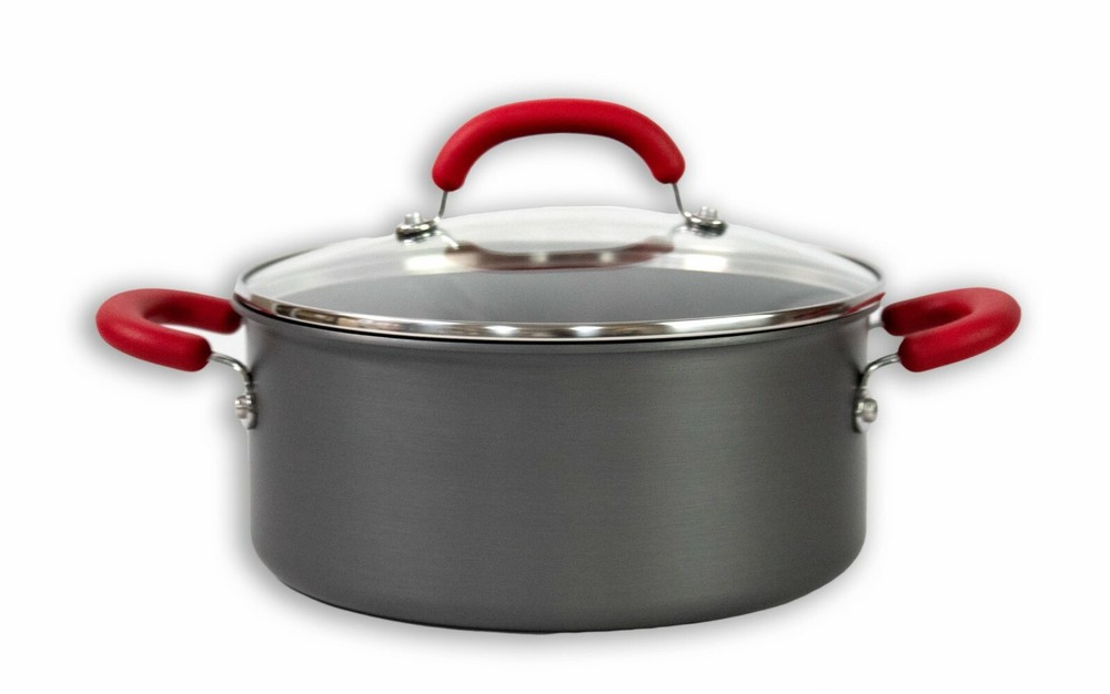 Rachael Ray Create Delicious Hard Anodized Nonstick Cookware Pots & Pans Set