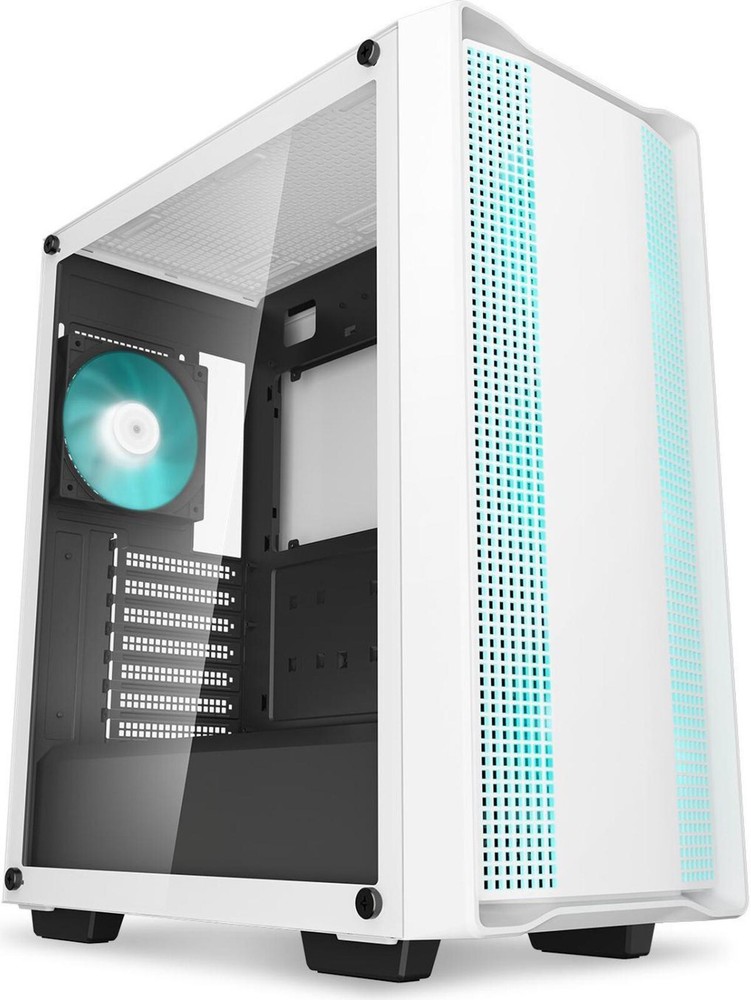 Deep Cool CC560WH V2 White Mid-Tower Computer Case (E88)