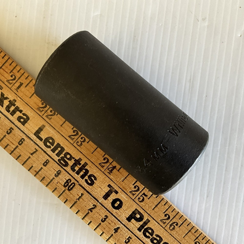Williams 34 MM Model 14M-634 Deep Impact Socket 6 Point 1/2" Drive