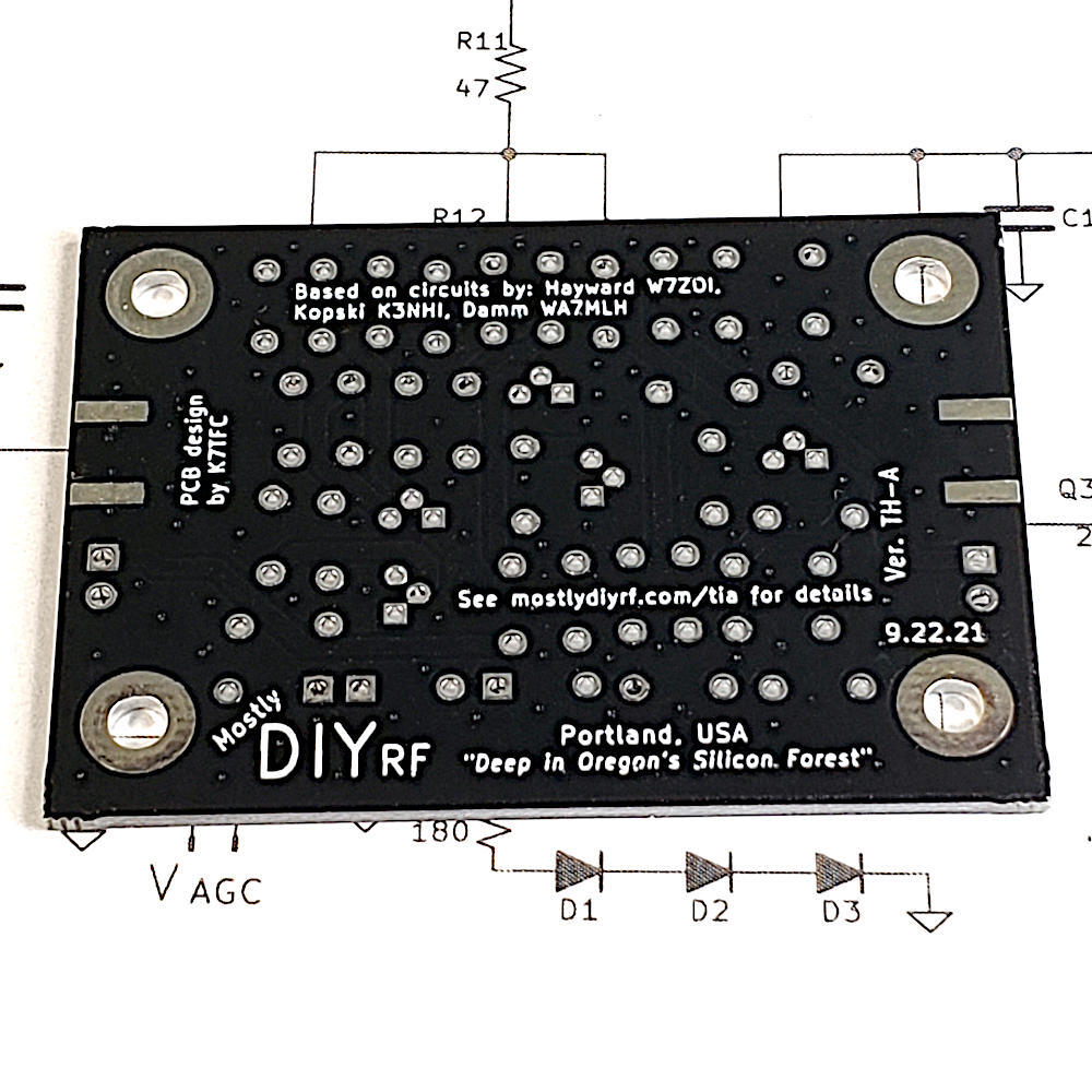 TIA-AGC IF Amp / Termination Insensitive, Auto Gain Control / Programmable Gain