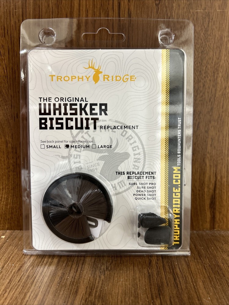Trophy Ridge Whisker Biscuit Medium Replacement Black #12233 ARBM