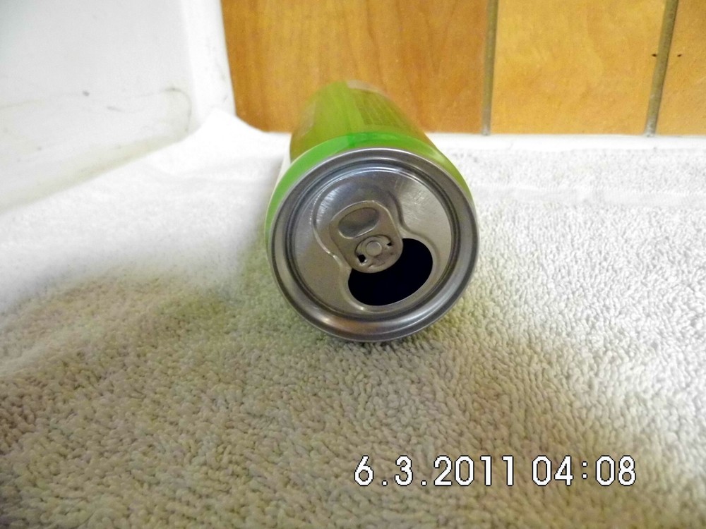 Bud Light Lime Slim Aluminum Can Empty 12 oz. Top Opened Wrong Date NOT 2011