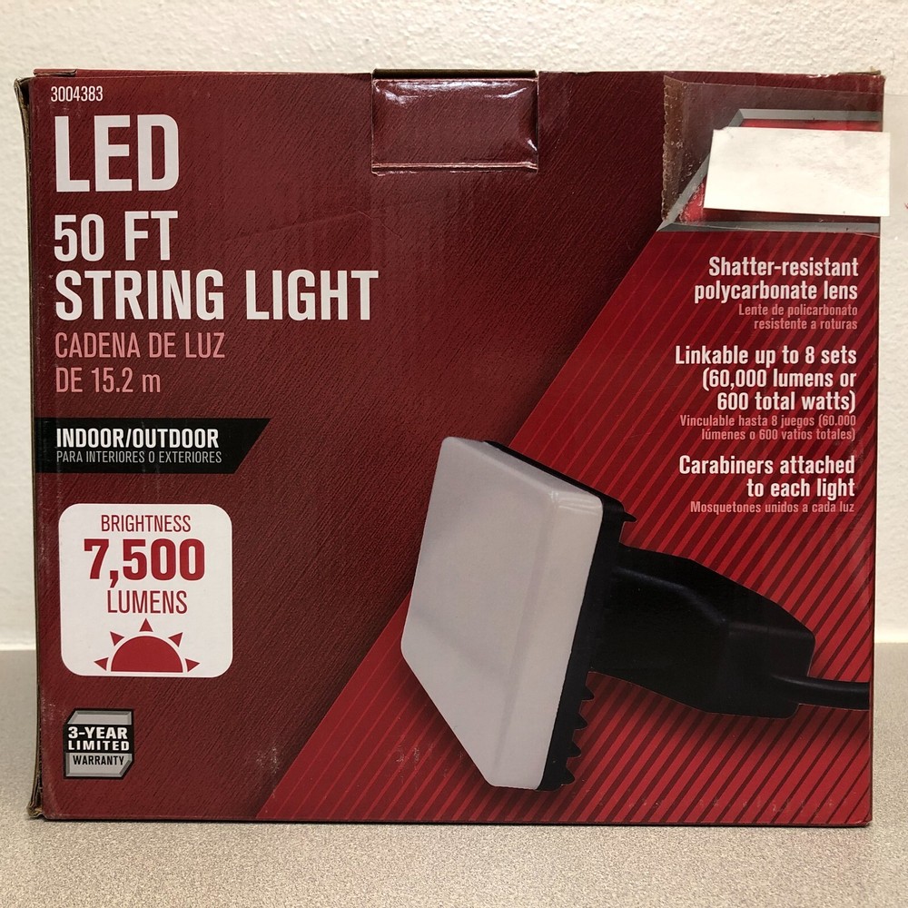Corded String/Linkable Utility Light