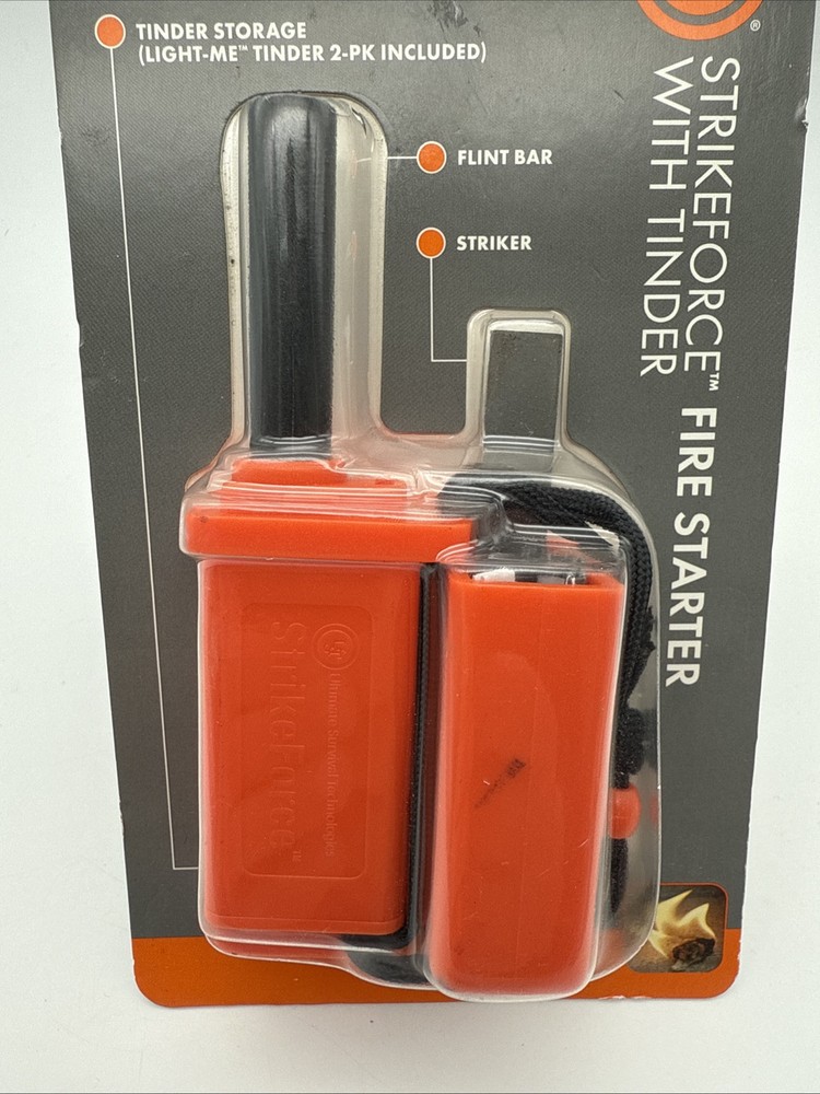 StrikeForce Fire Starter - Camping, Backpacking, Hiking, Survival