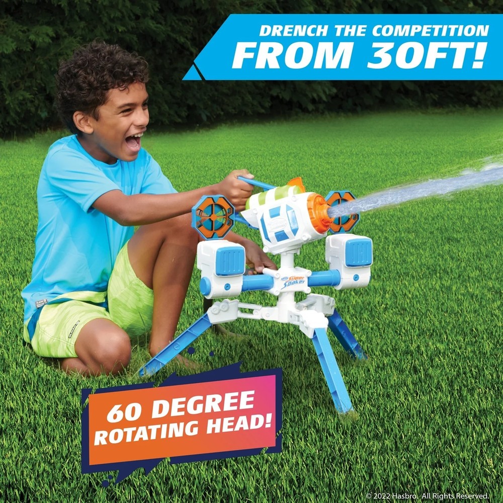 Nerf Super Soaker RoboBlaster with Bonus Water Blaster 30Ft. NIB