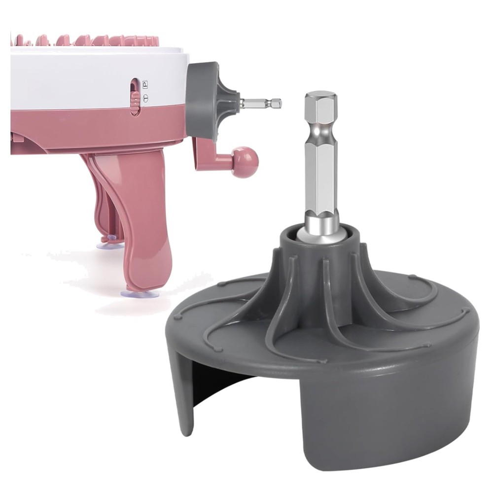 Time-Saving Knitting Machine Adapter with Electric Hex Bit for Quick Projects