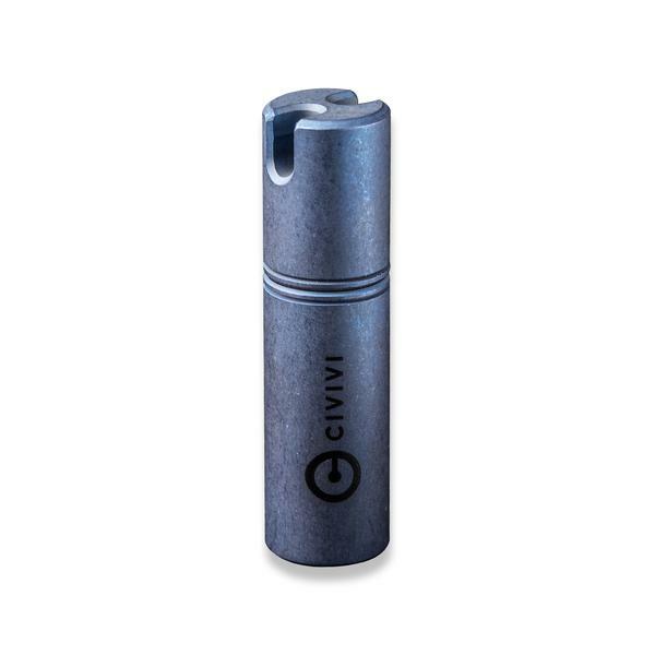 Civivi Key Bit Blue Finish Titanium Container With Torx Screwdriver Tool/Keyring