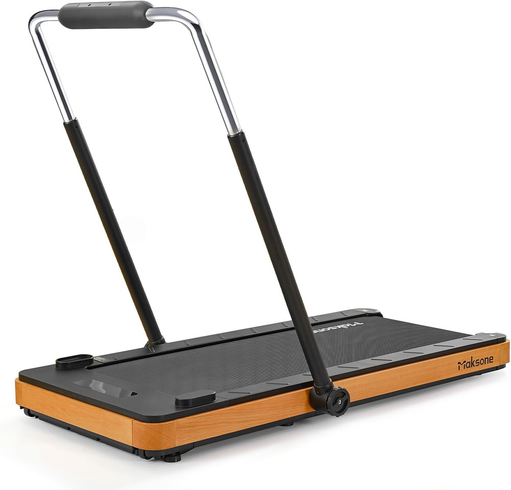 Compact Folding Walking Pad with Adjustable Handlebar and Remote Control