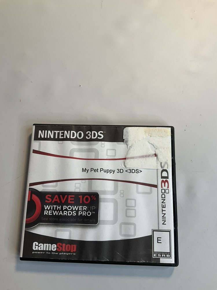Nintendo 3DS my pet puppy 3D