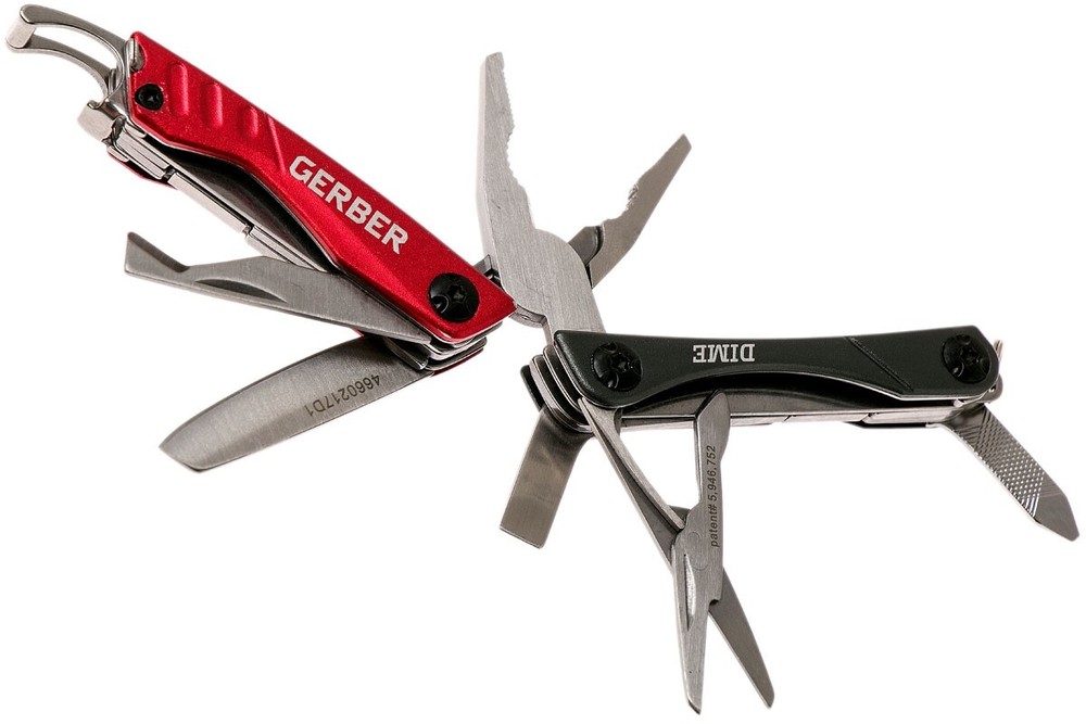 Gerber Dime™ Red Keychain Multi-Tool GE31001040
