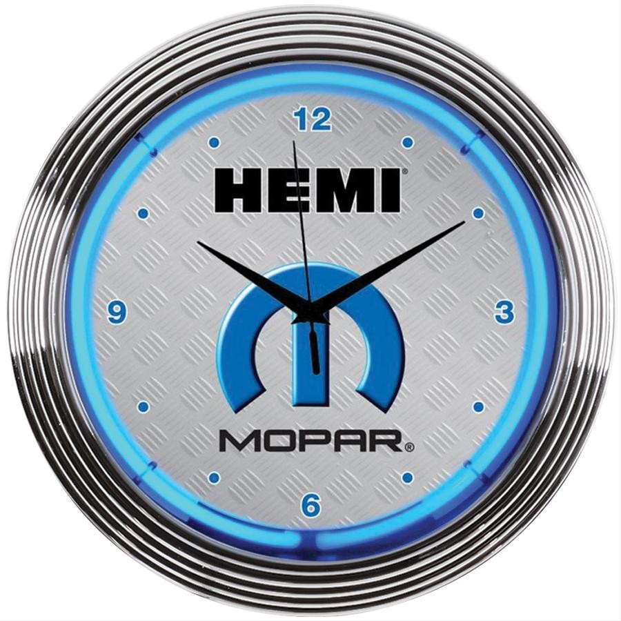Summit Racing Gifts� Neon Mopar Wall Clock 8MPHEM