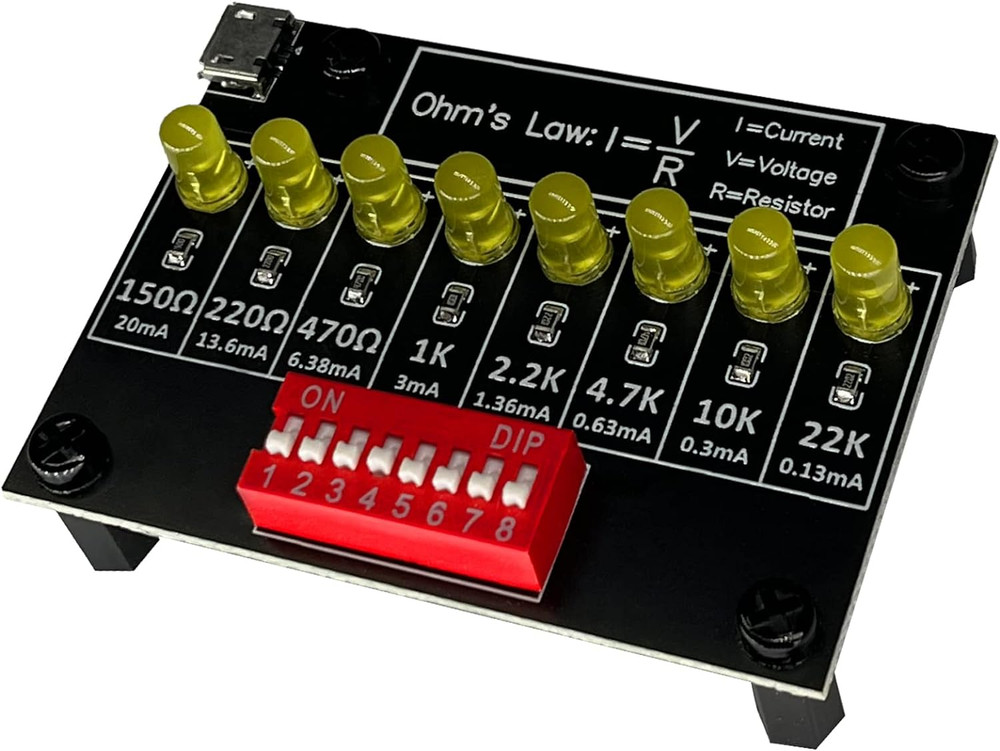 Soldering Practice Kit DIY Practical Electronic Circuit Project Resistor Learnin