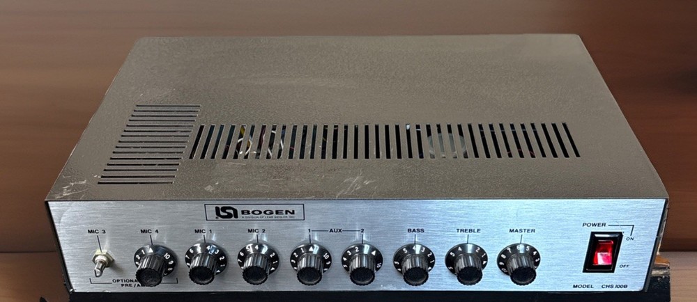 Bogen CHS 100B Commercial Mixer Amplifier