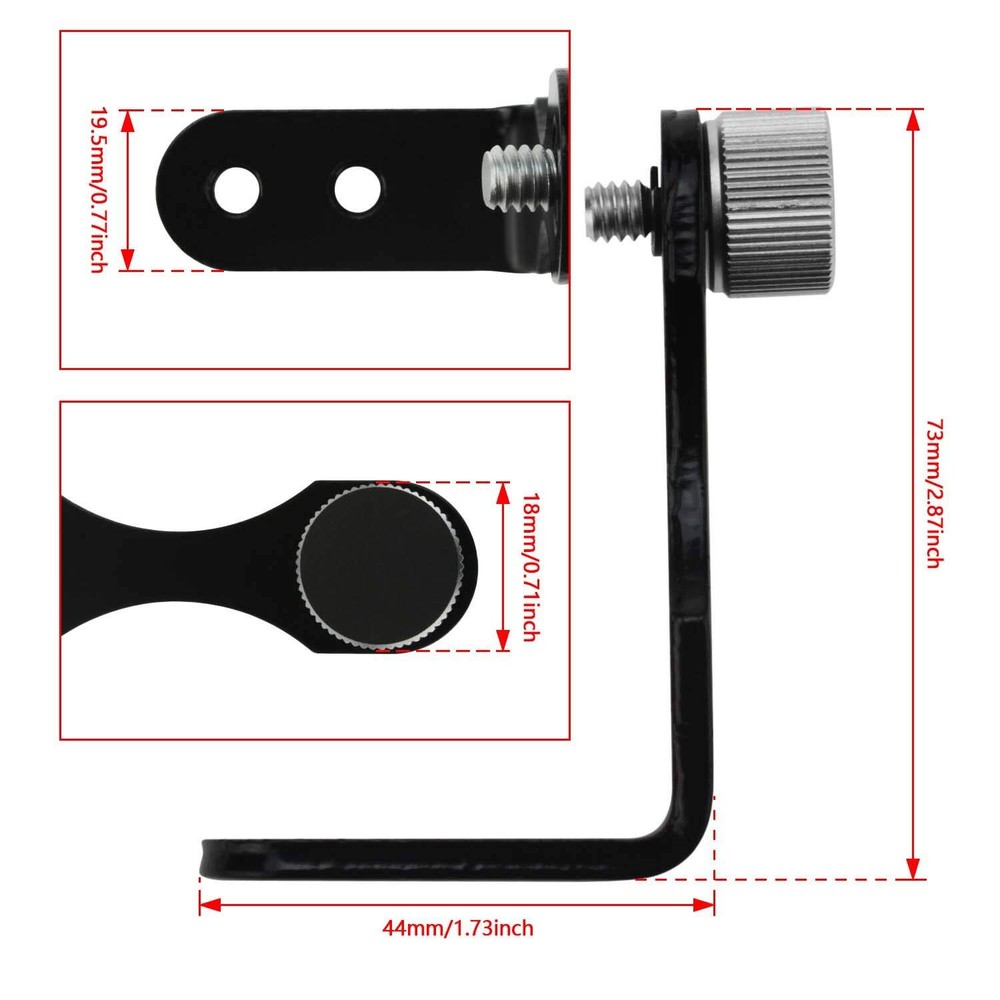 Universal L Type Metal Binocular Tripod Adapter for Binocular and Minocular -...
