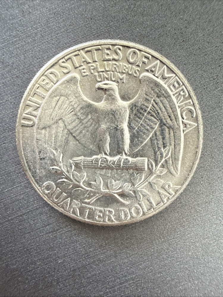 1964 P/1964 D 4 Silver Washington Quarters