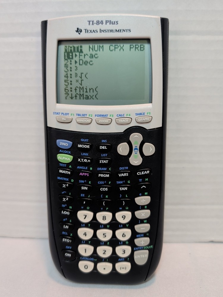 Texas Instruments Graphing Calculator TI 83 Plus ) Working With Case.