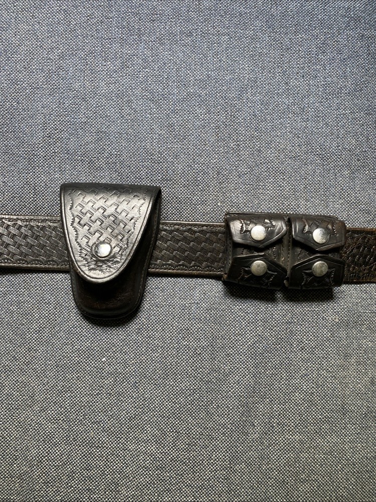 Leather Police Belt