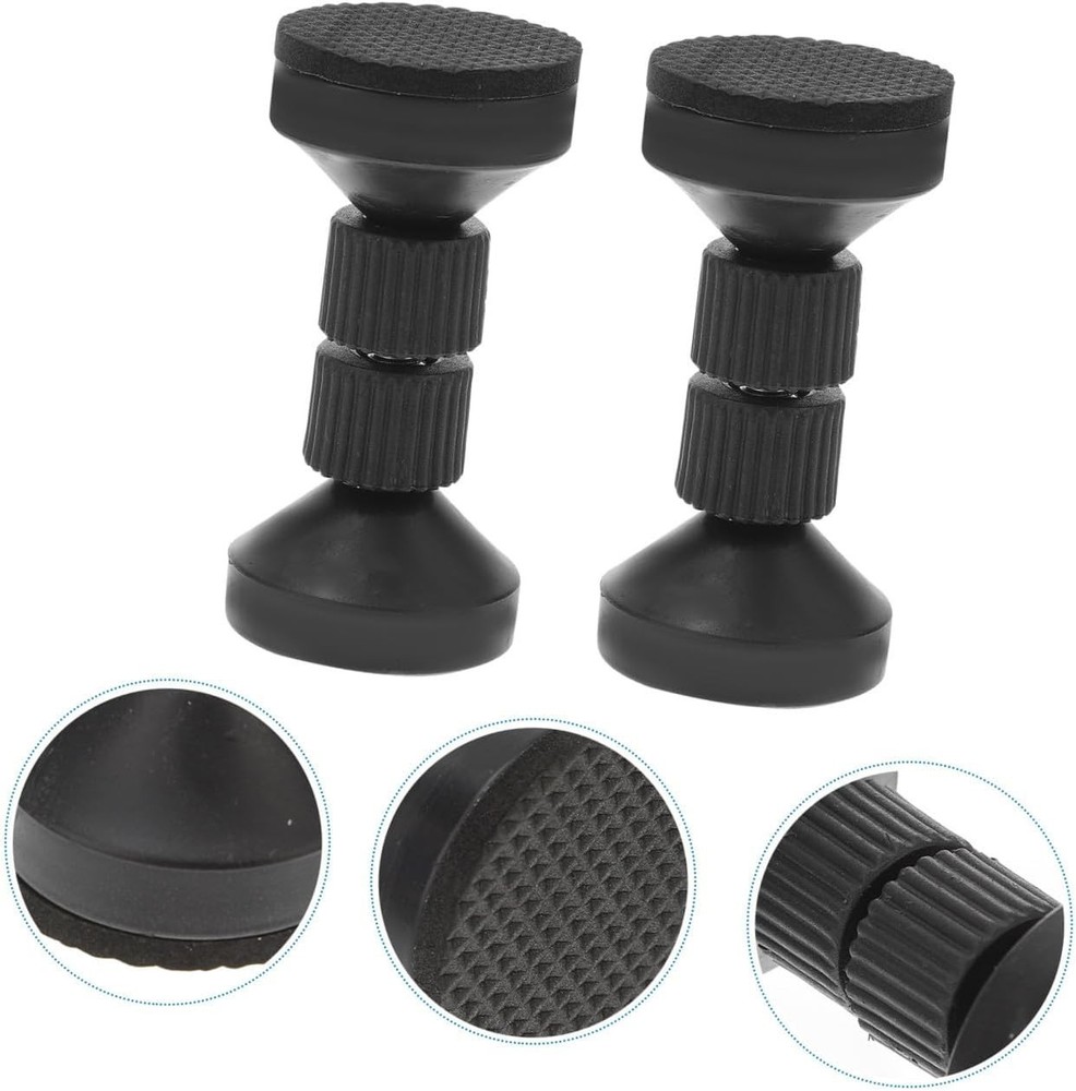 4pcs Adjustable Bed Frame Support Stoppers Bed Wall Stabilizer to Prevent Shake