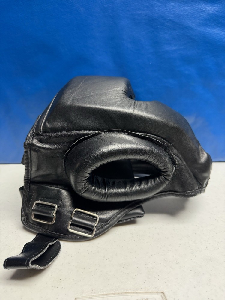 Pro Force Black Large Boxing Headgear