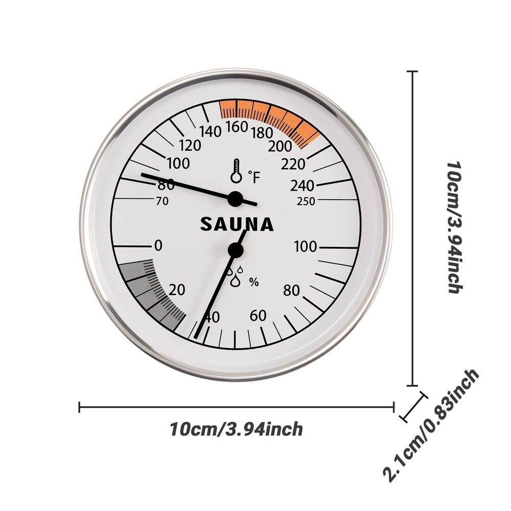 Thermometer and Hygrometer White-2