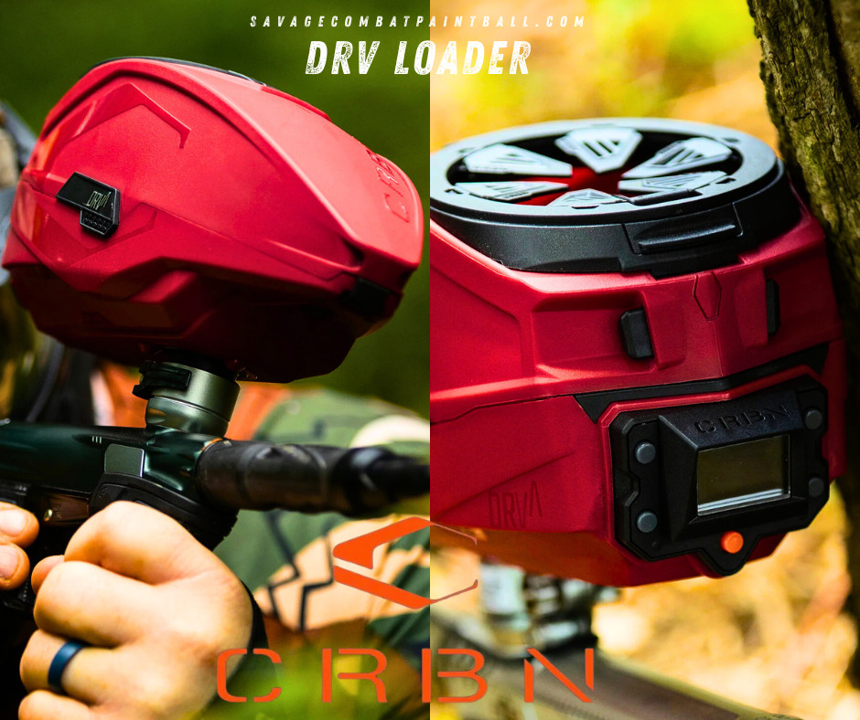 NEW Carbon CRBN DRV Paintball Loader - RED