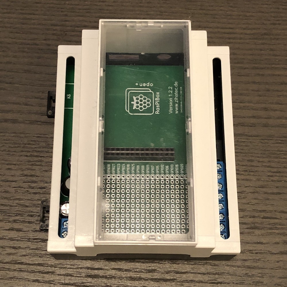RasPiBox Open Pi4 for Raspberry Pi4 Din Rail Mount Raspberry Pi Enclosure