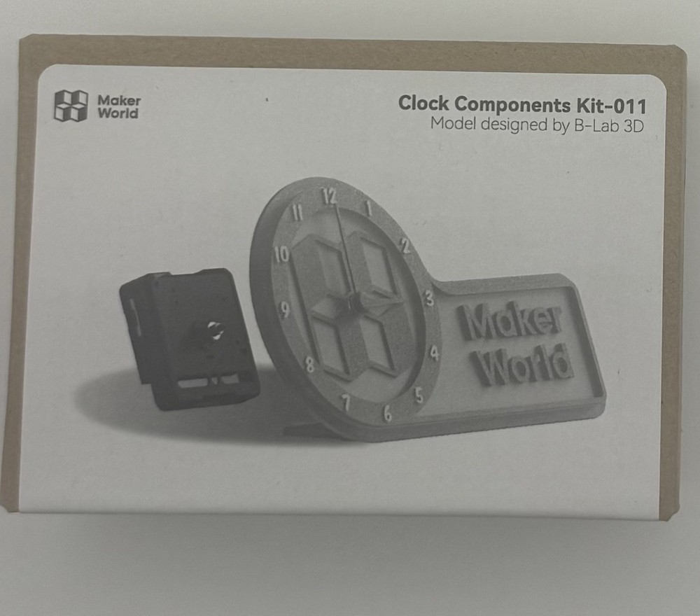Bambu Labs Maker World’s Clock Components