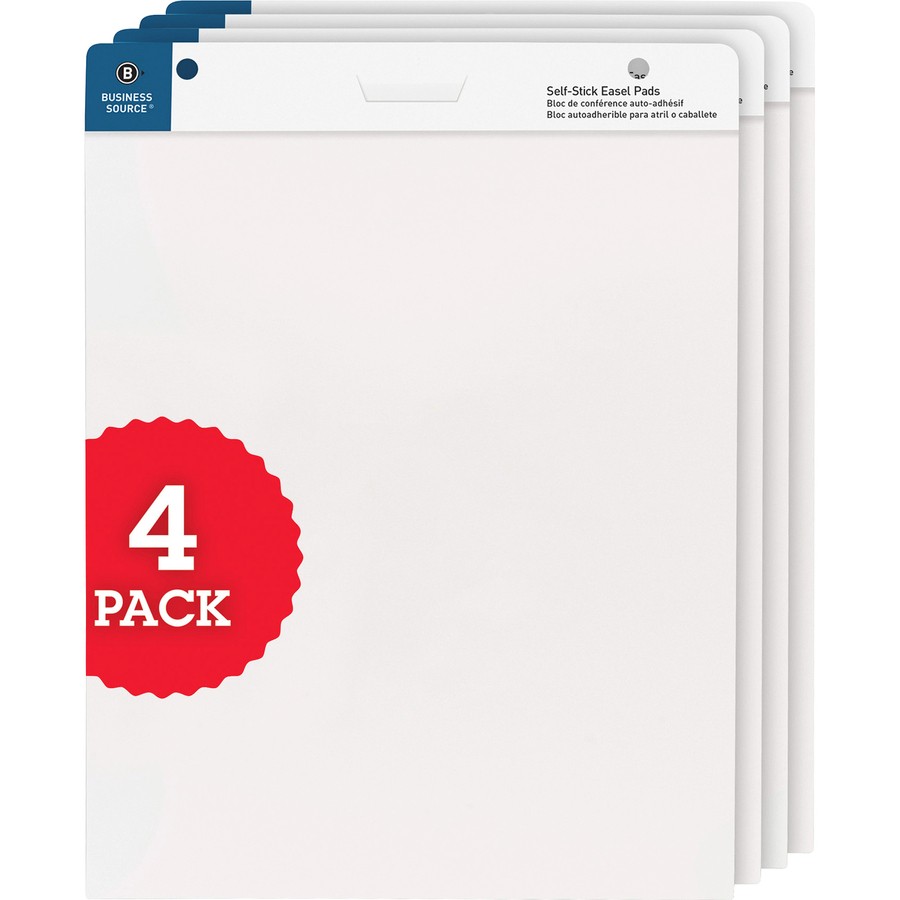 Business Source BSN38592 Self-Stick Easel Pads 25"x30" 30 Sheets