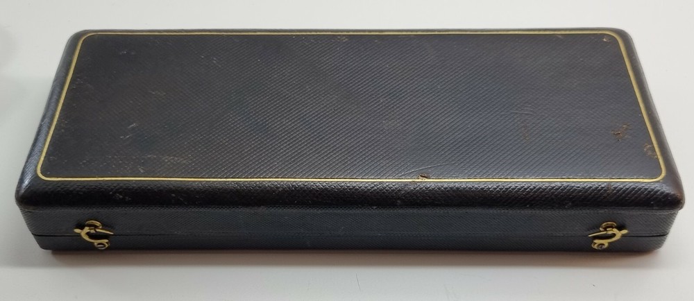 Antique Silver Cake Server Spoon by Van Kempen for Hubert Brussels. Superb Boxed