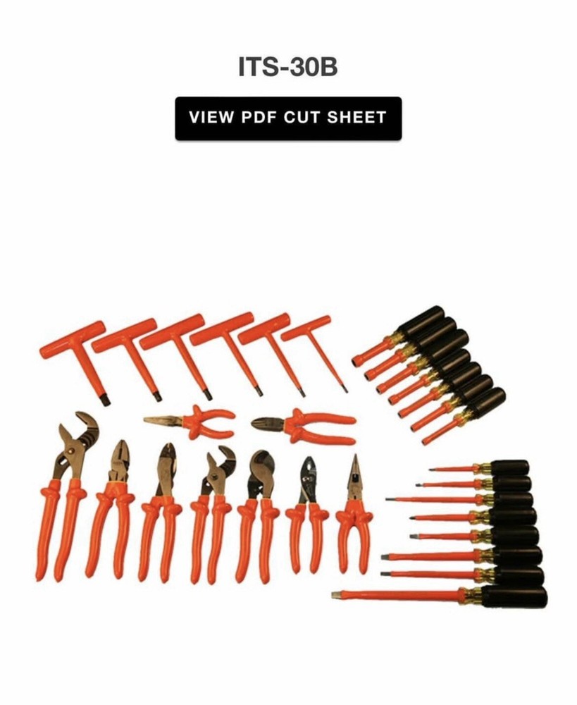 Cementex Electricians 30 Piece Tool Set (ITS-30B)
