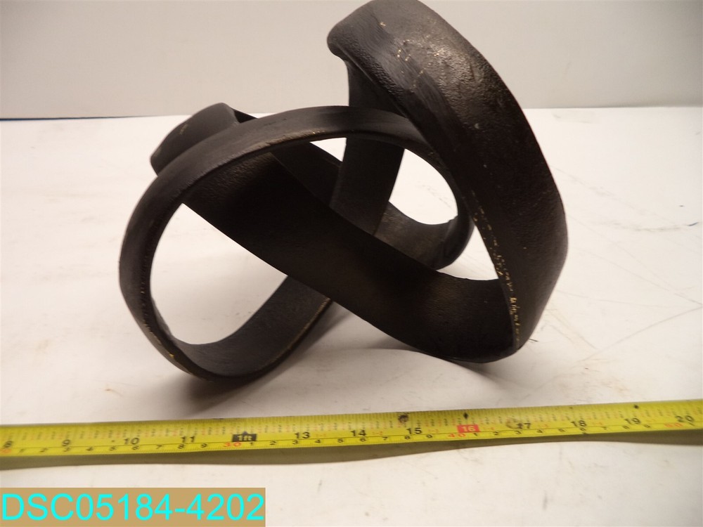 New item with Scratches / Marks SOLID BRASS INFINITY KNOT SCULPTURE DECOR 9"