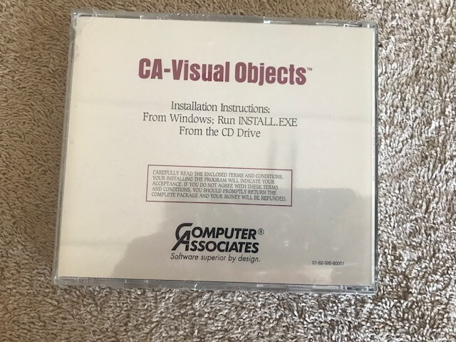 CA Computer Associates Visual Objects CD New Sealed