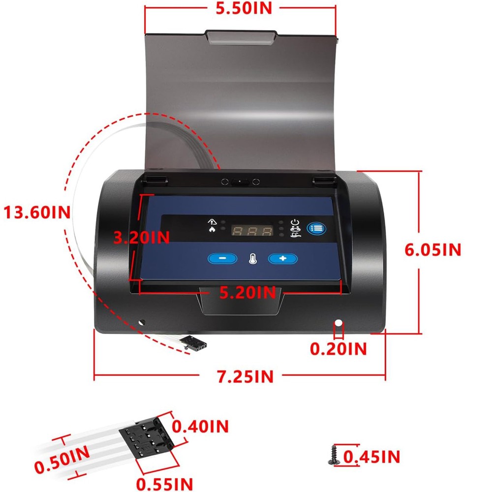for Hayward FDXLBKP1932 Bezel and Keypad Assembly - Blue