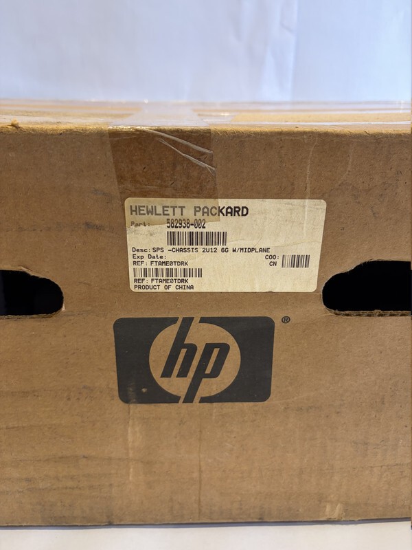 HPE 582938-002 CHASSIS STORAGE ARRAY SERVER SAN STORAGE FOR P2000 OR MSA2040